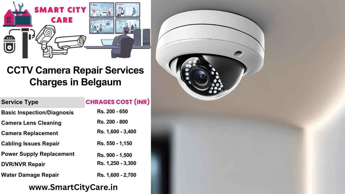 CCTV camera repair charges in Belgaum