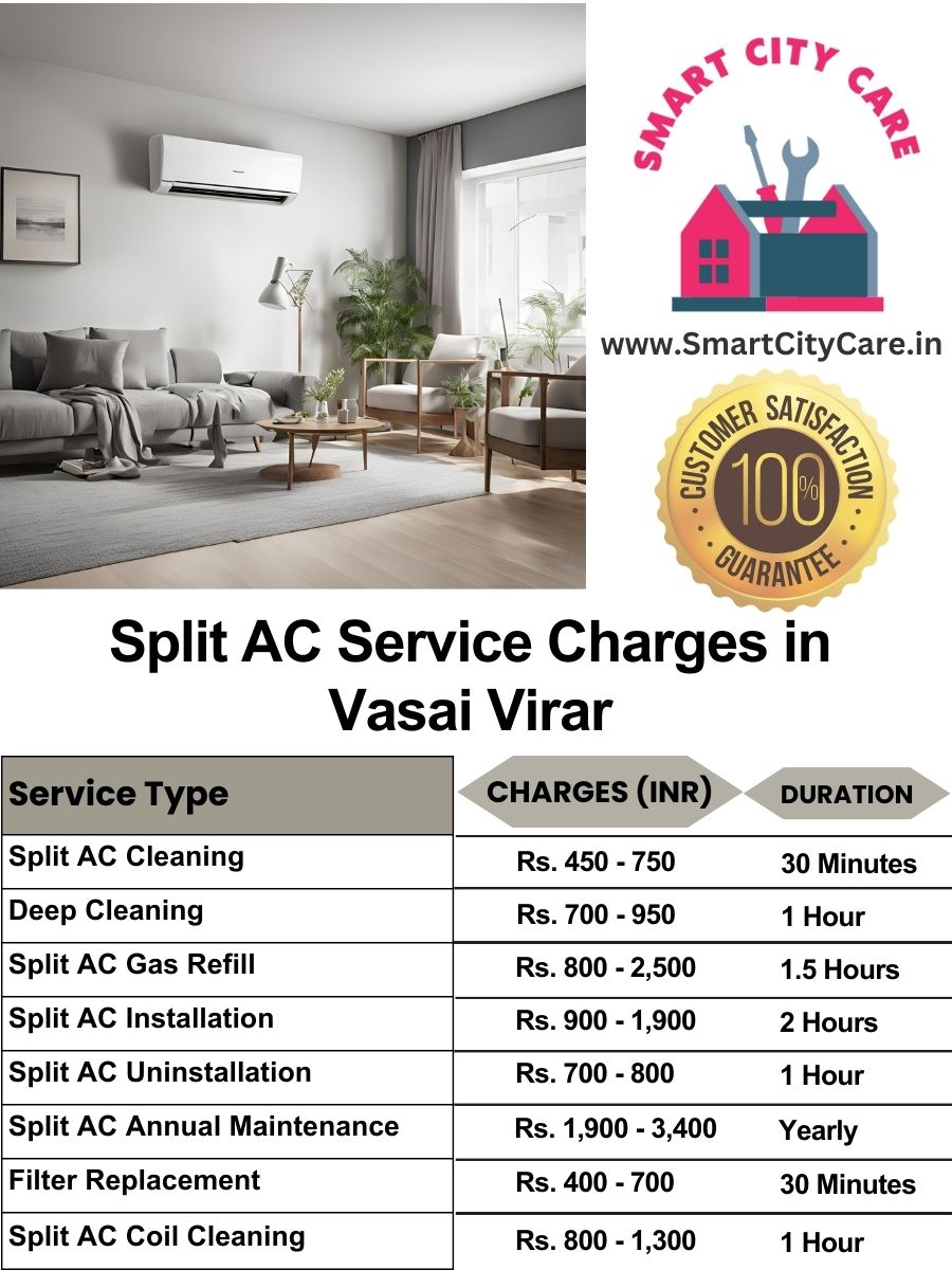 Split AC service cost in Vasai virar