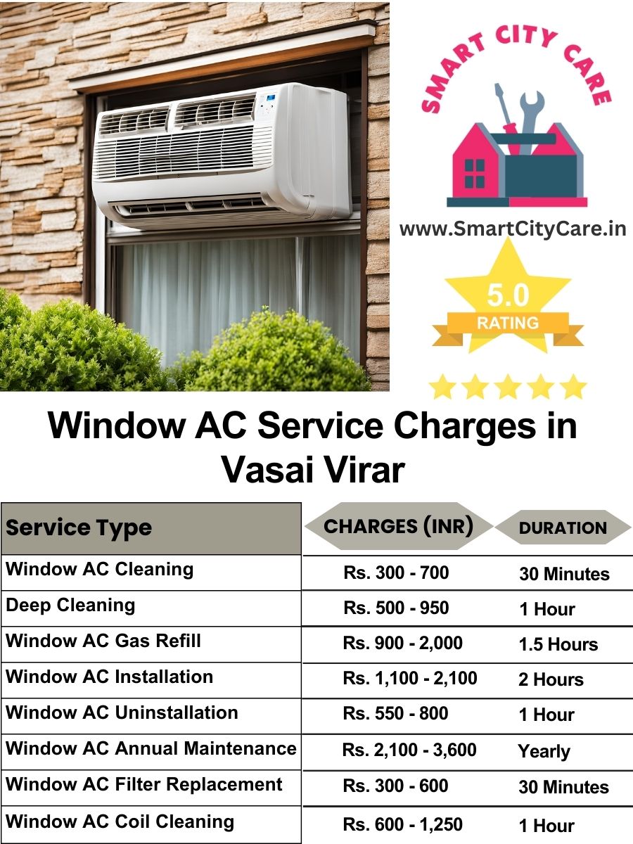 Window AC service charges in Vasai virar