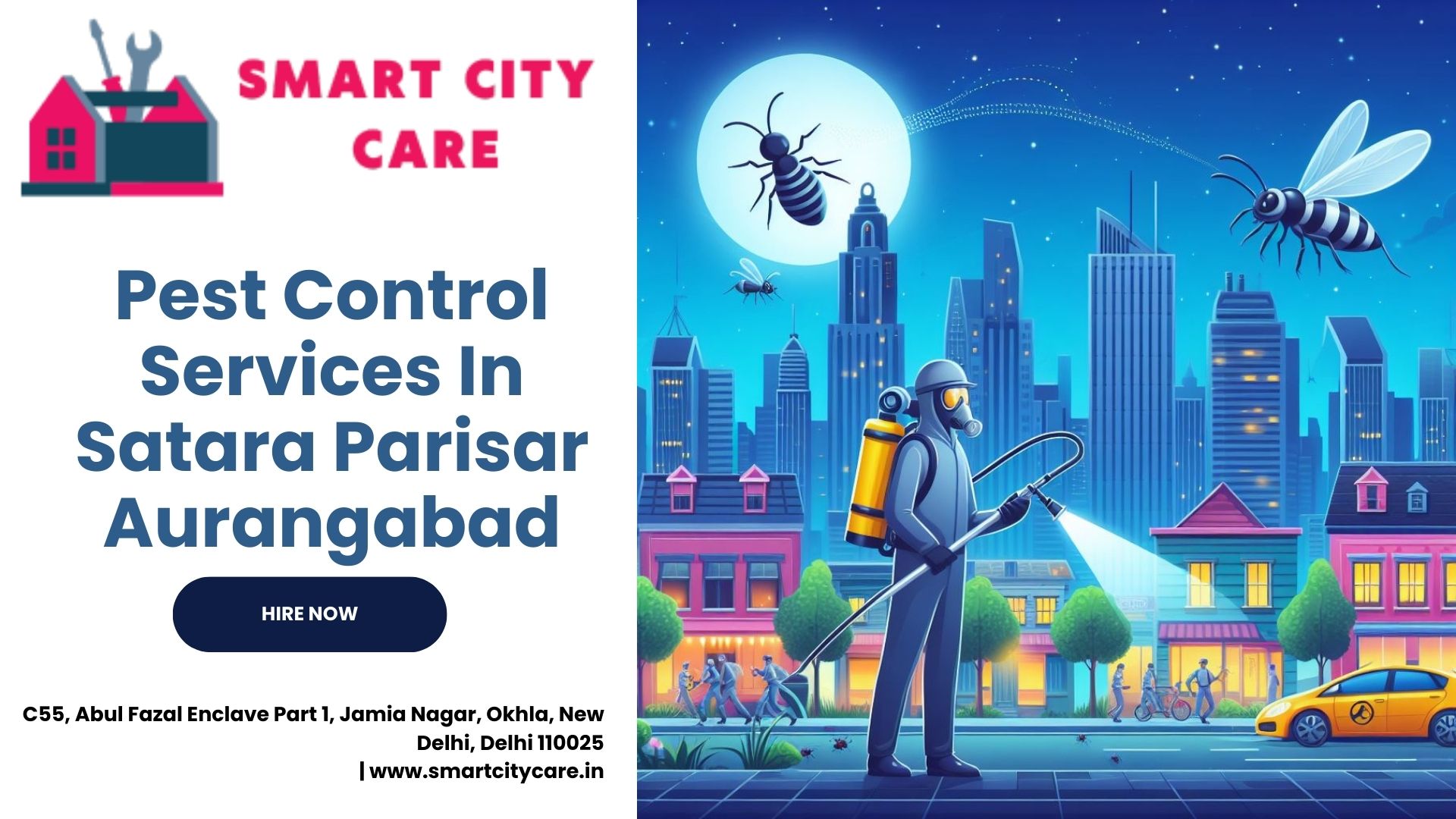 Pest Control Services price list in Satara Parisar, Aurangabad