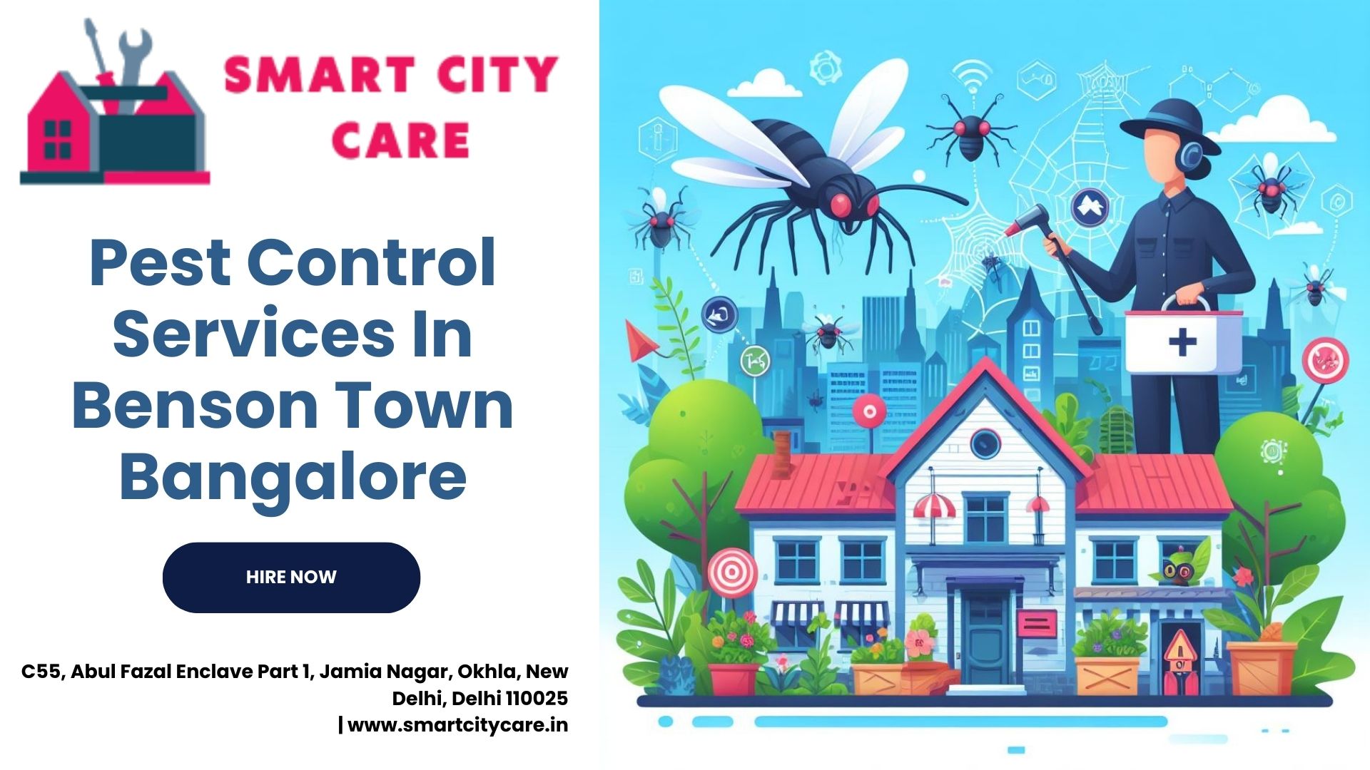 Pest Control Services price list in Benson Town, Bangalore