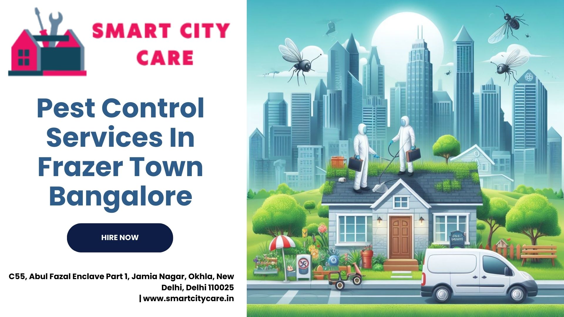 Pest Control Services price list in Frazer Town, Bangalore