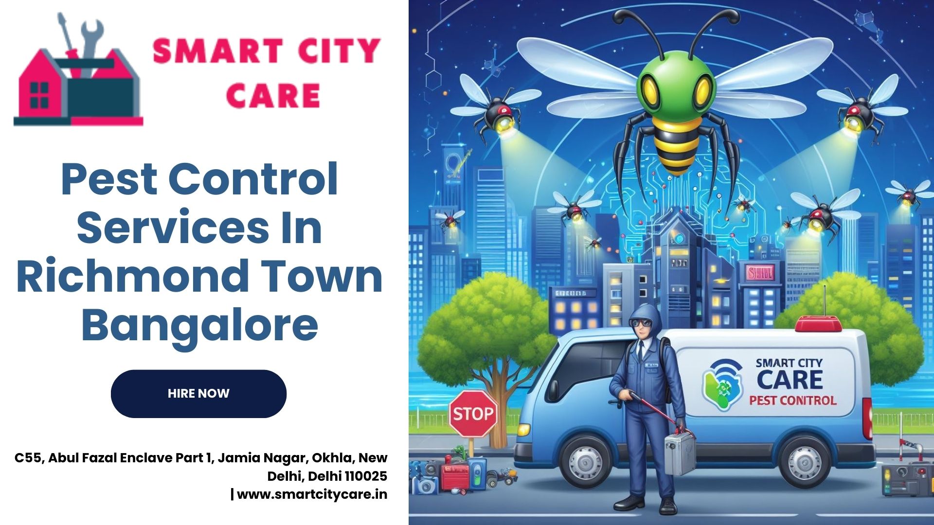 Pest Control Services price list in Richmond Town, Bangalore