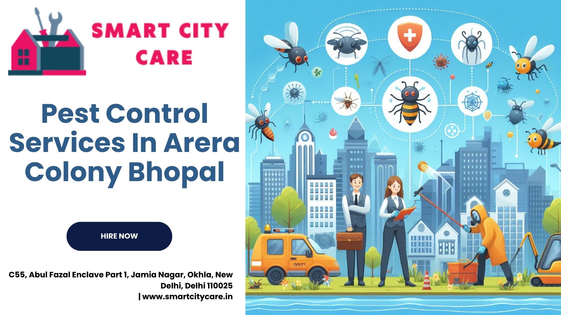 Pest Control Services price list in Arera Colony, Bhopal