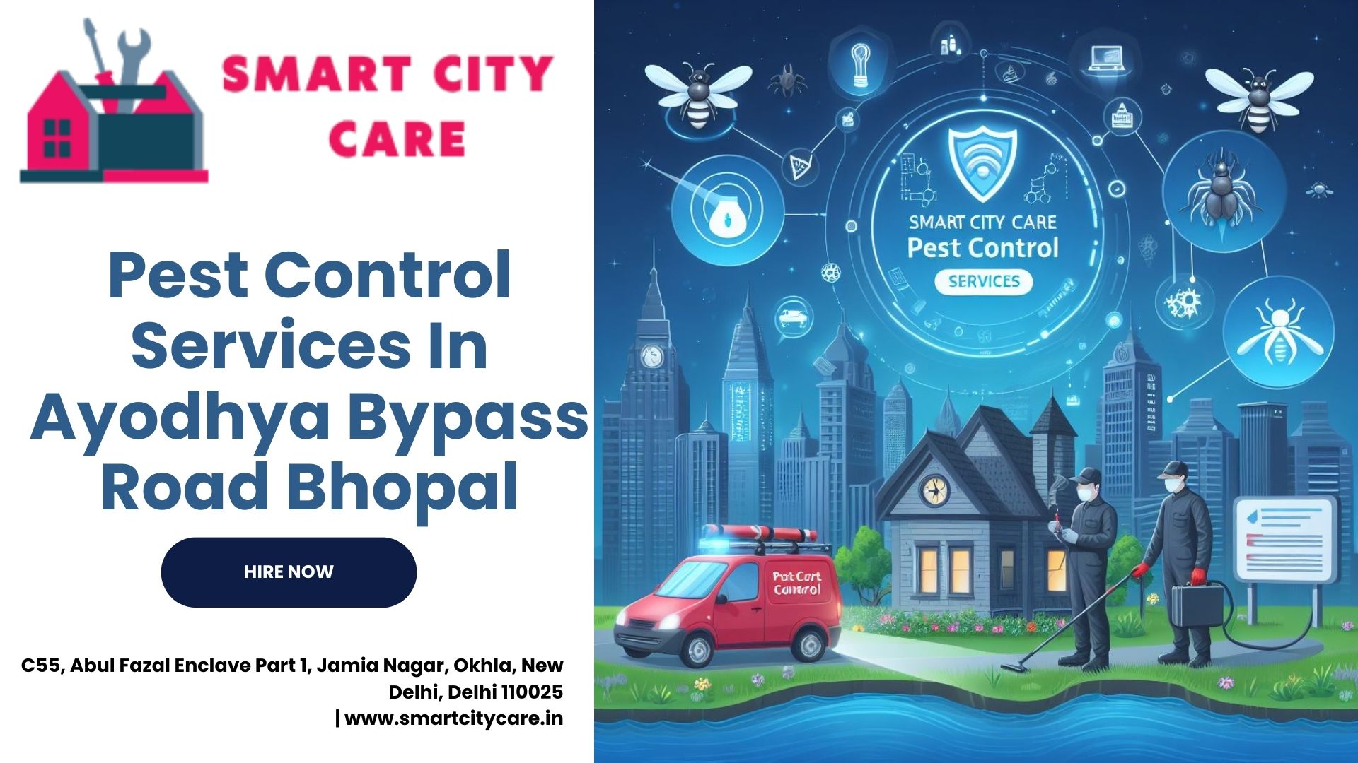 Pest Control Services price list in Ayodhya Bypass Road, Bhopal