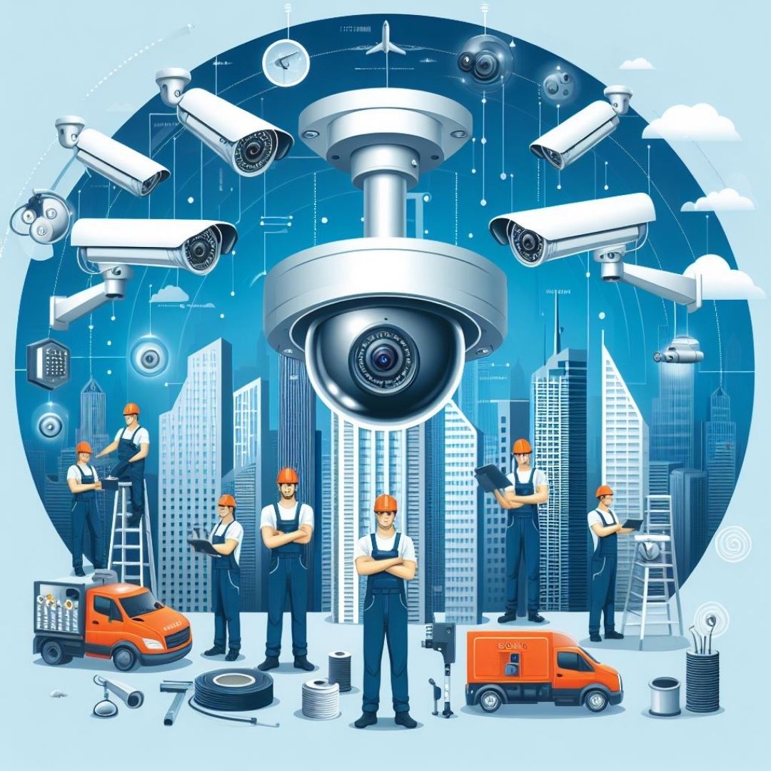 CCTV security system installation in Vadodara