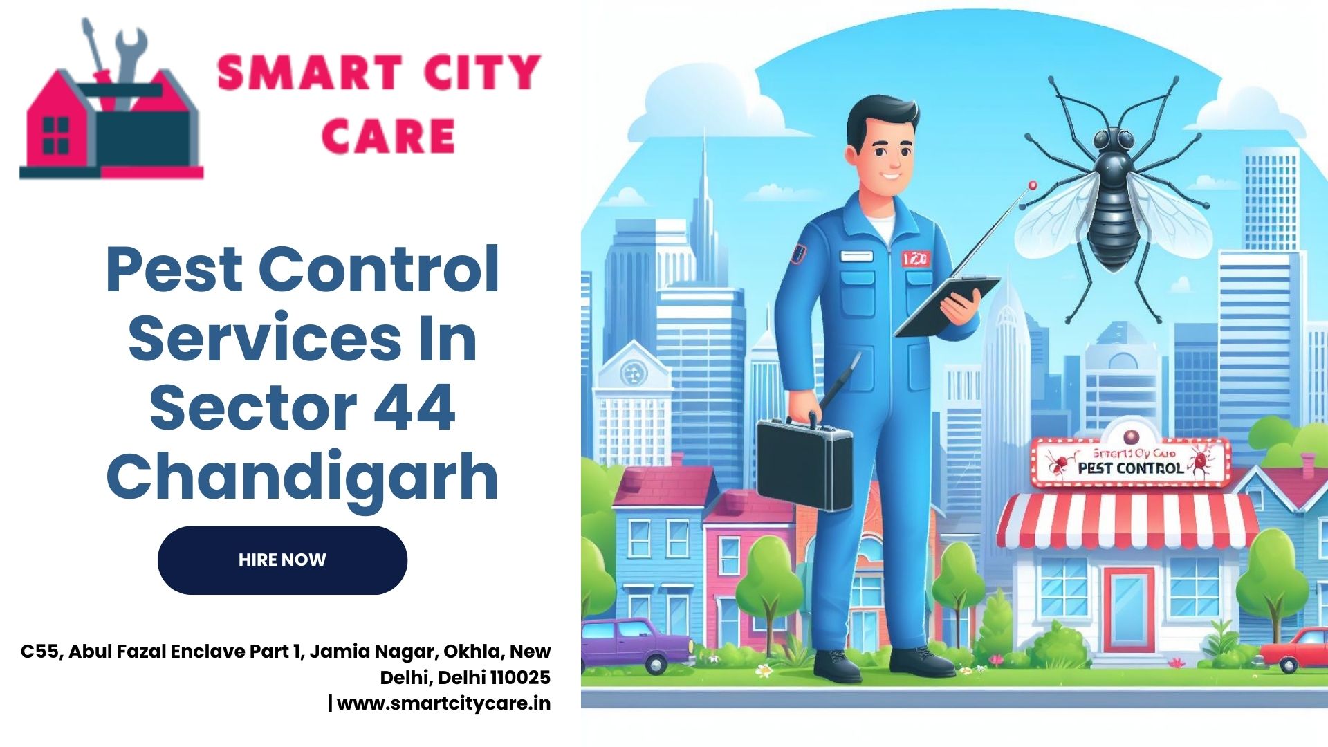 Pest Control Services price list in Sector 44, Chandigarh