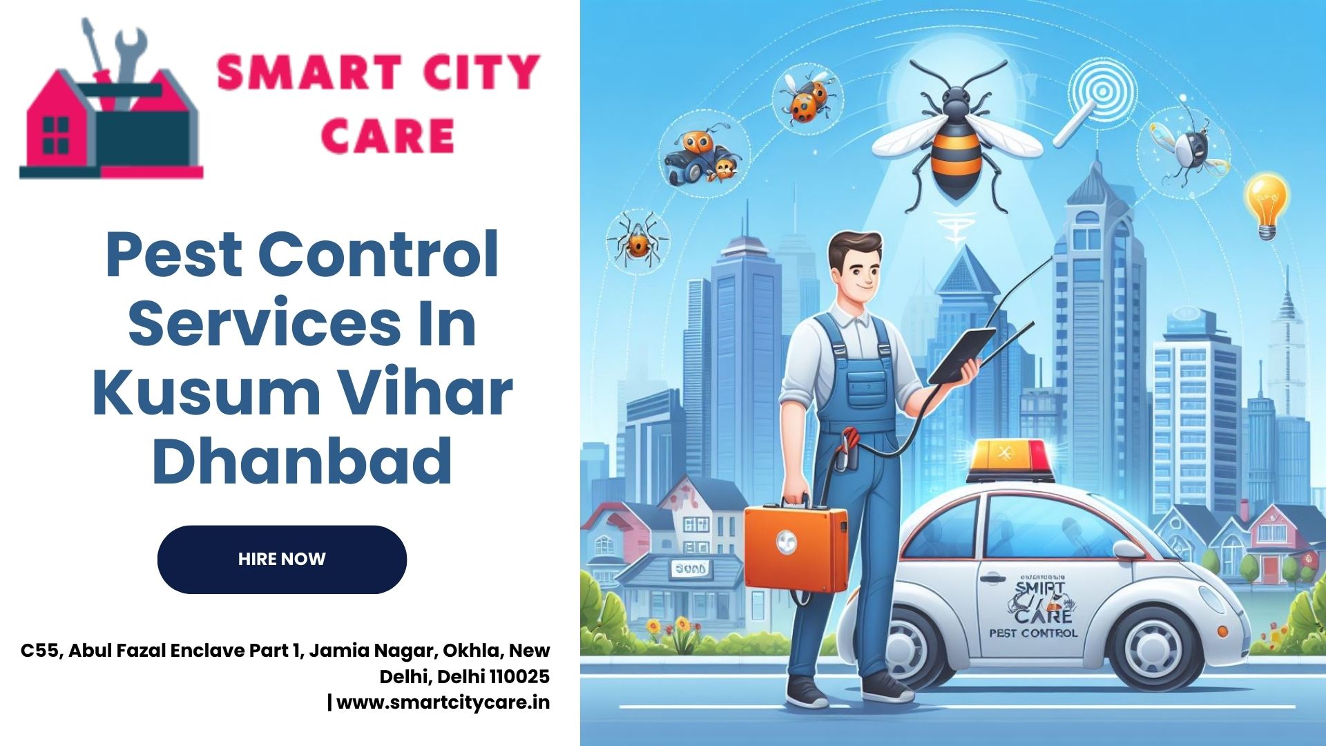 Pest Control Services price list in Kusum Vihar, Dhanbad