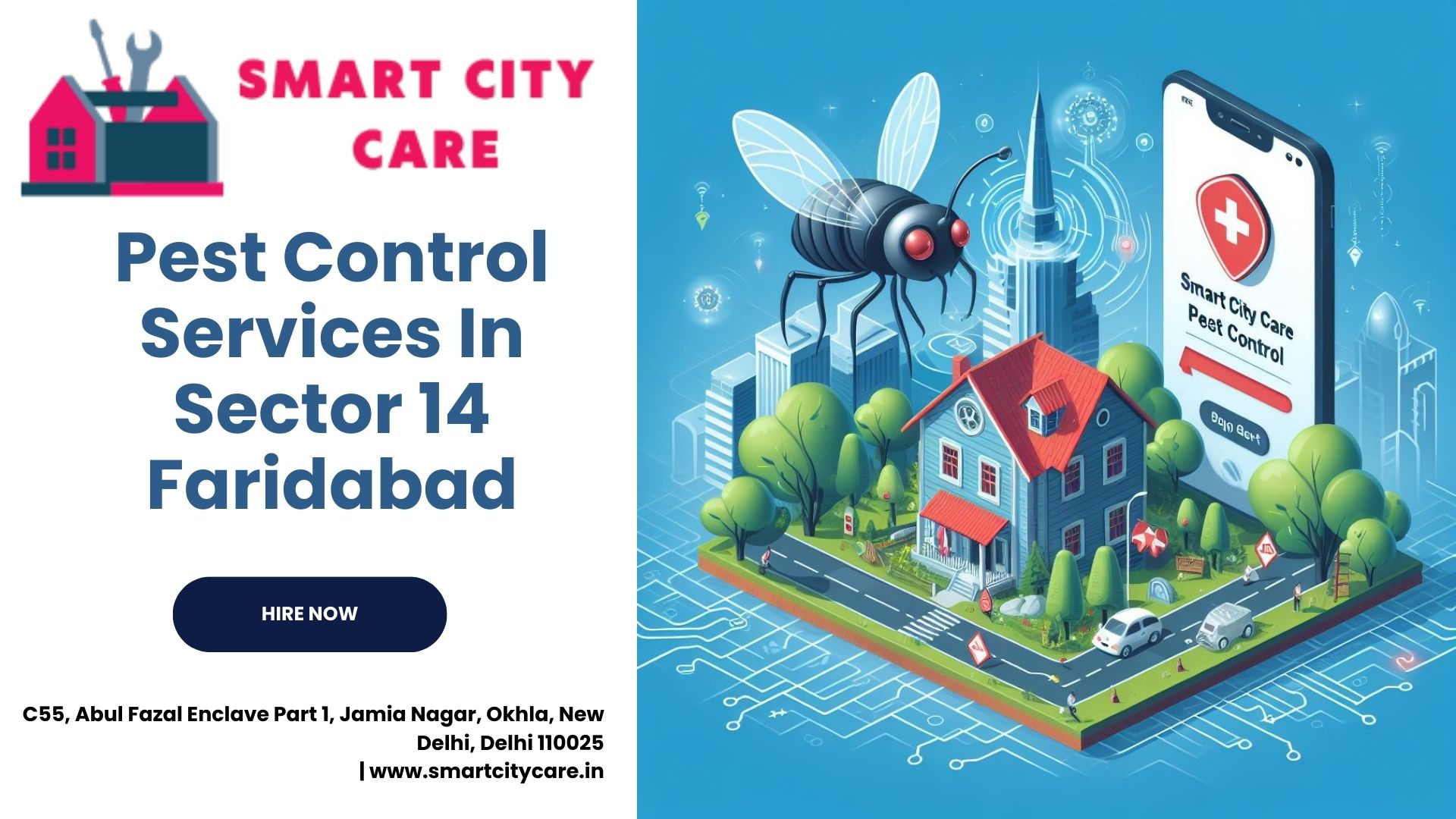 Pest Control Services price list in Sector 14, Faridabad
