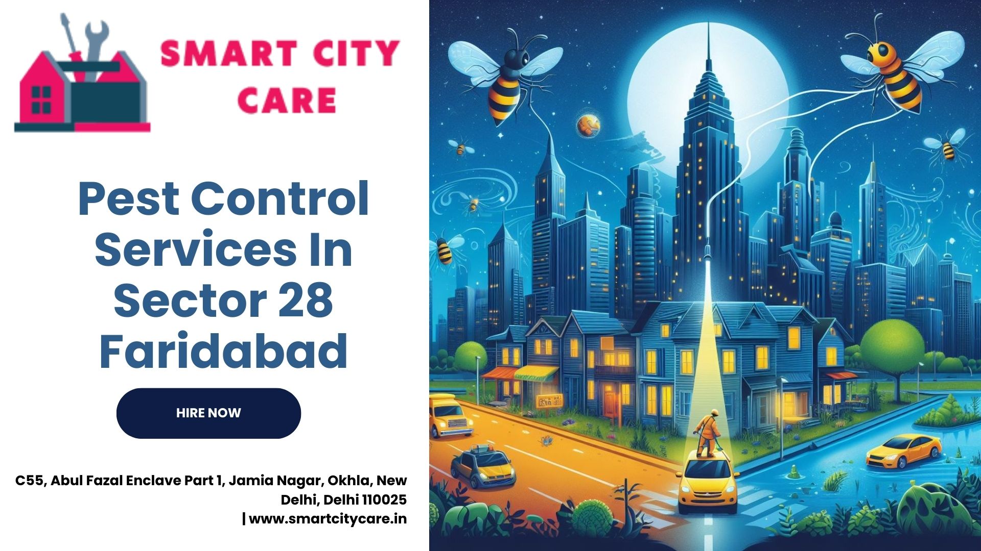 Pest Control Services price list in Sector 28, Faridabad