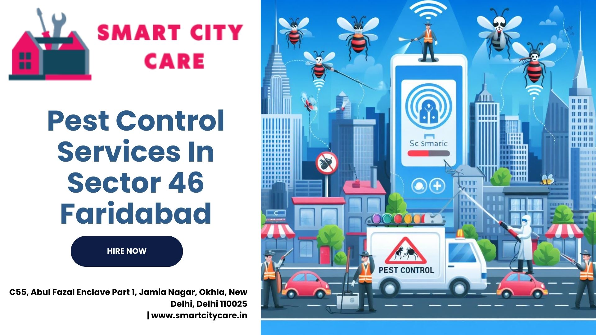 Pest Control Services price list in Sector 46, Faridabad