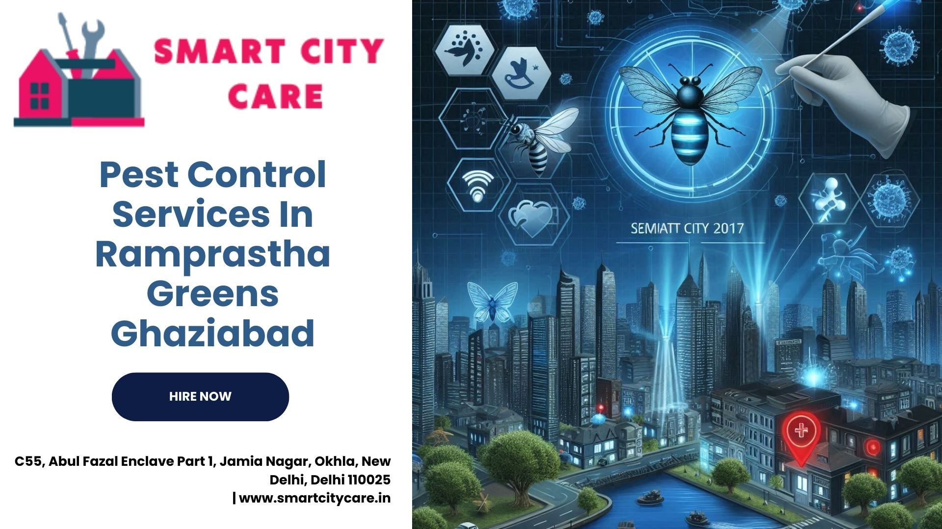 Pest Control Services price list in Ramprastha Greens, Ghaziabad