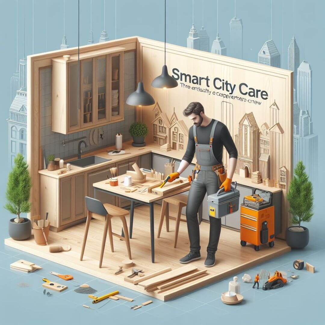 Smart City Care graphic of Carpenter Services