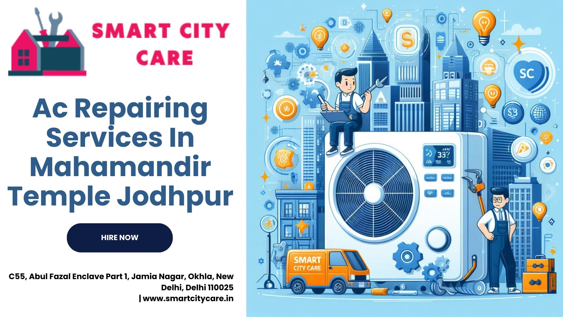 AC Repair and Installation Services in Mahamandir Temple