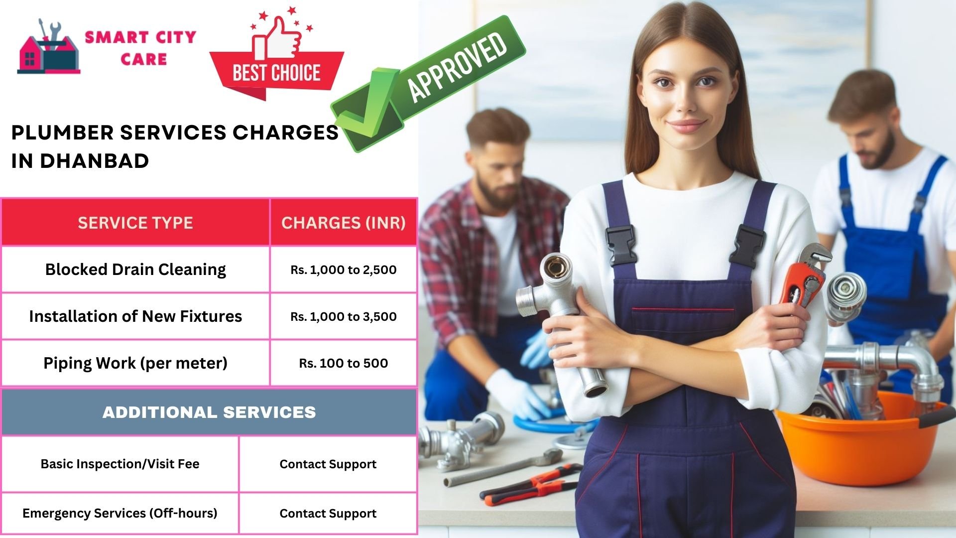 Dhanbad plumbers at your doorstep : Smart City Car