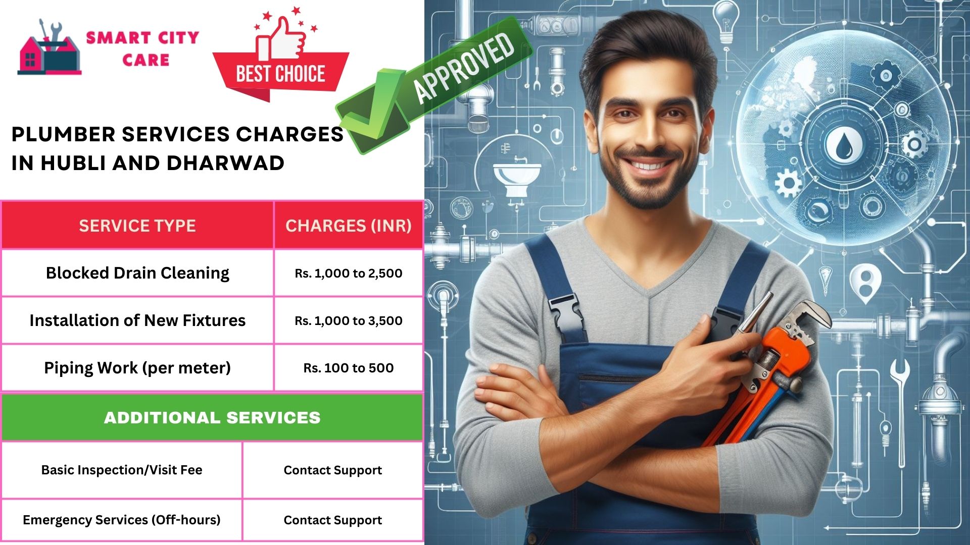 Hubli-and-dharwad plumbers at your doorstep : Smart City Car