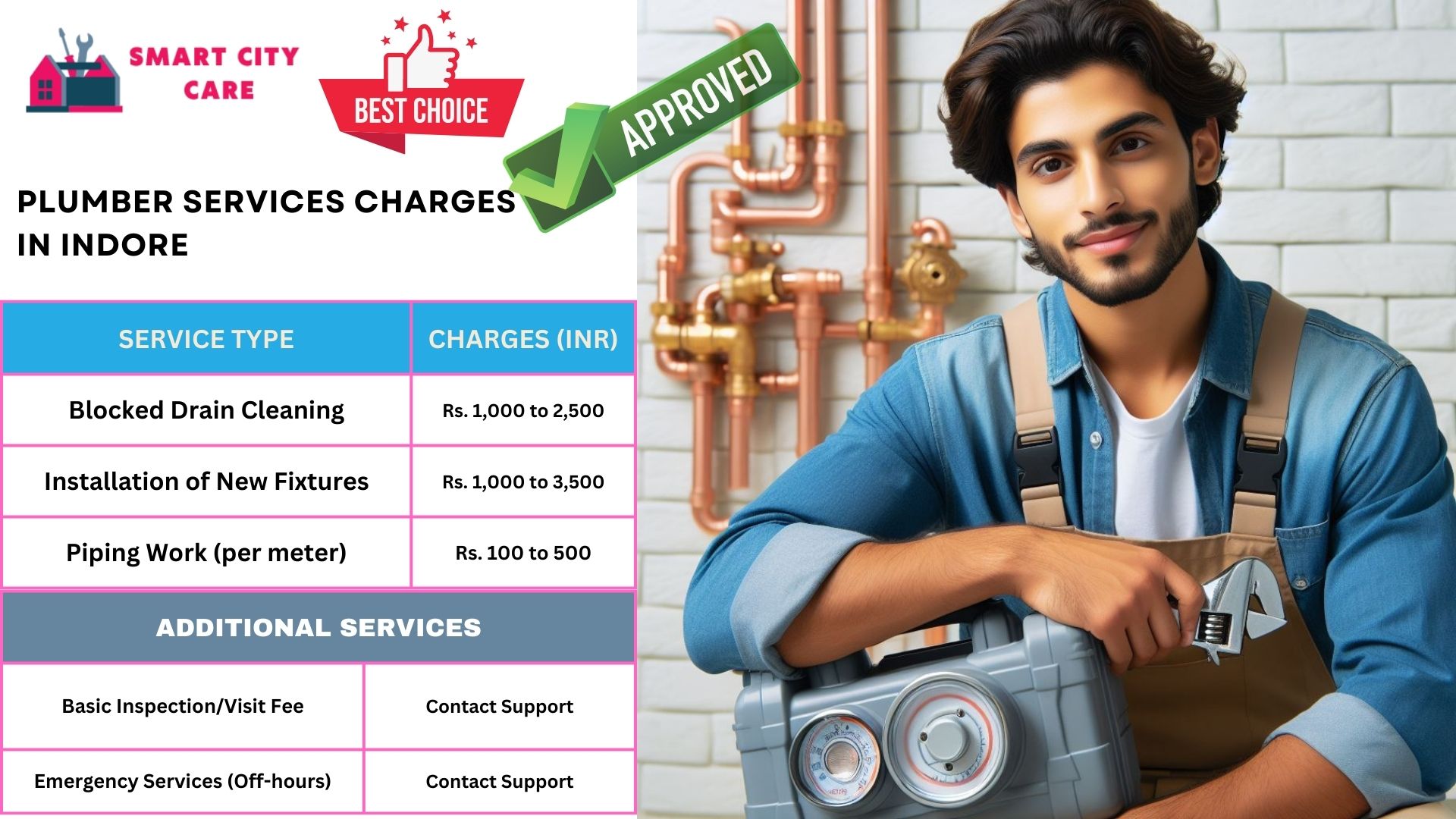 Indore plumbers at your doorstep : Smart City Car