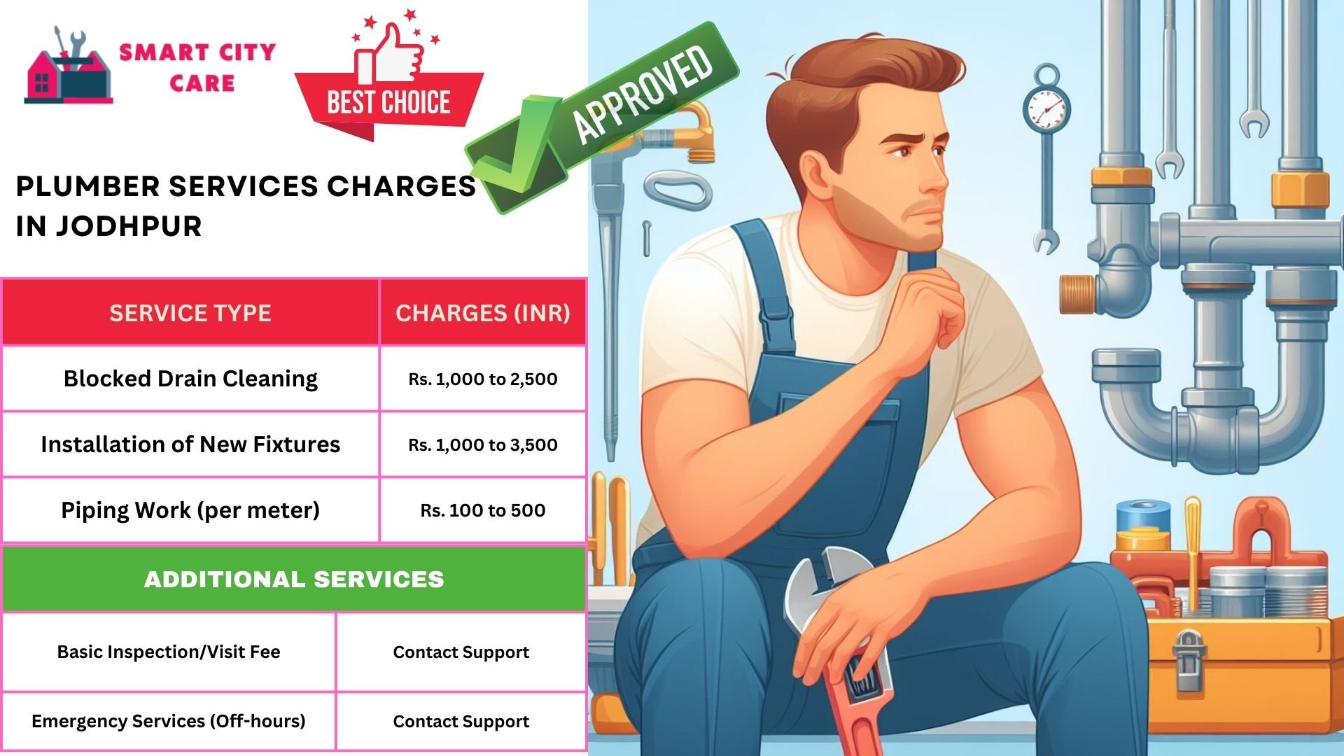 Jodhpur plumbers at your doorstep : Smart City Car