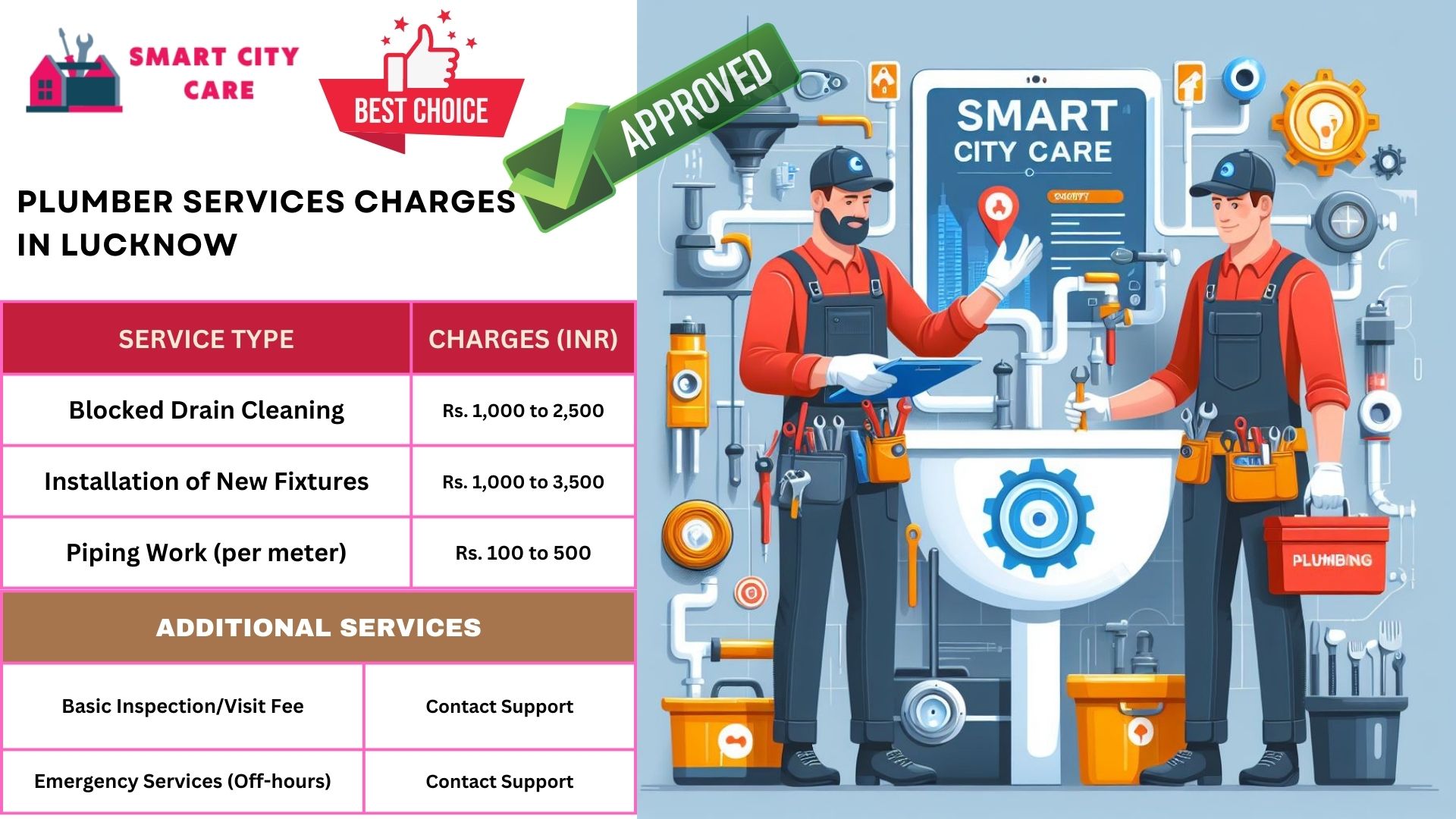 Lucknow plumbers at your doorstep : Smart City Car