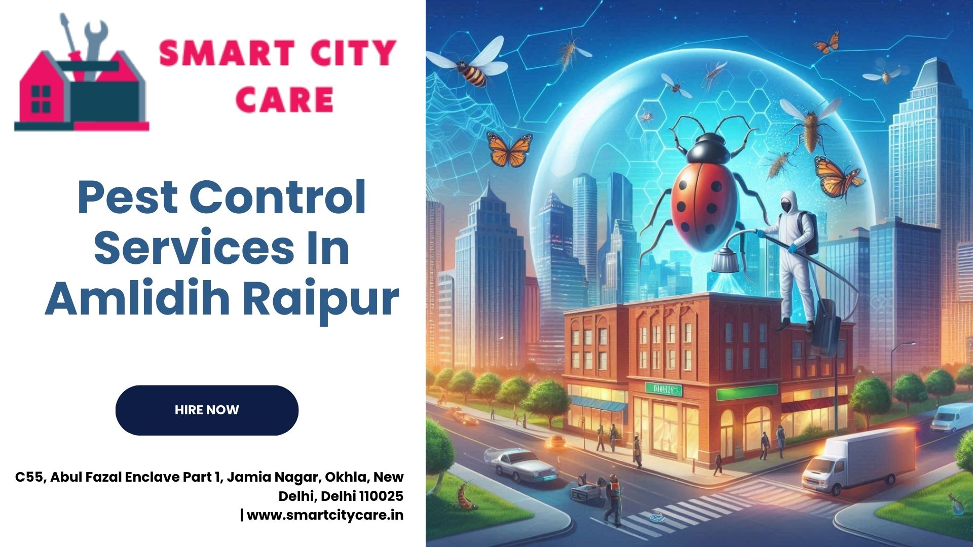 Pest Control Services price list in Amlidih, Raipur
