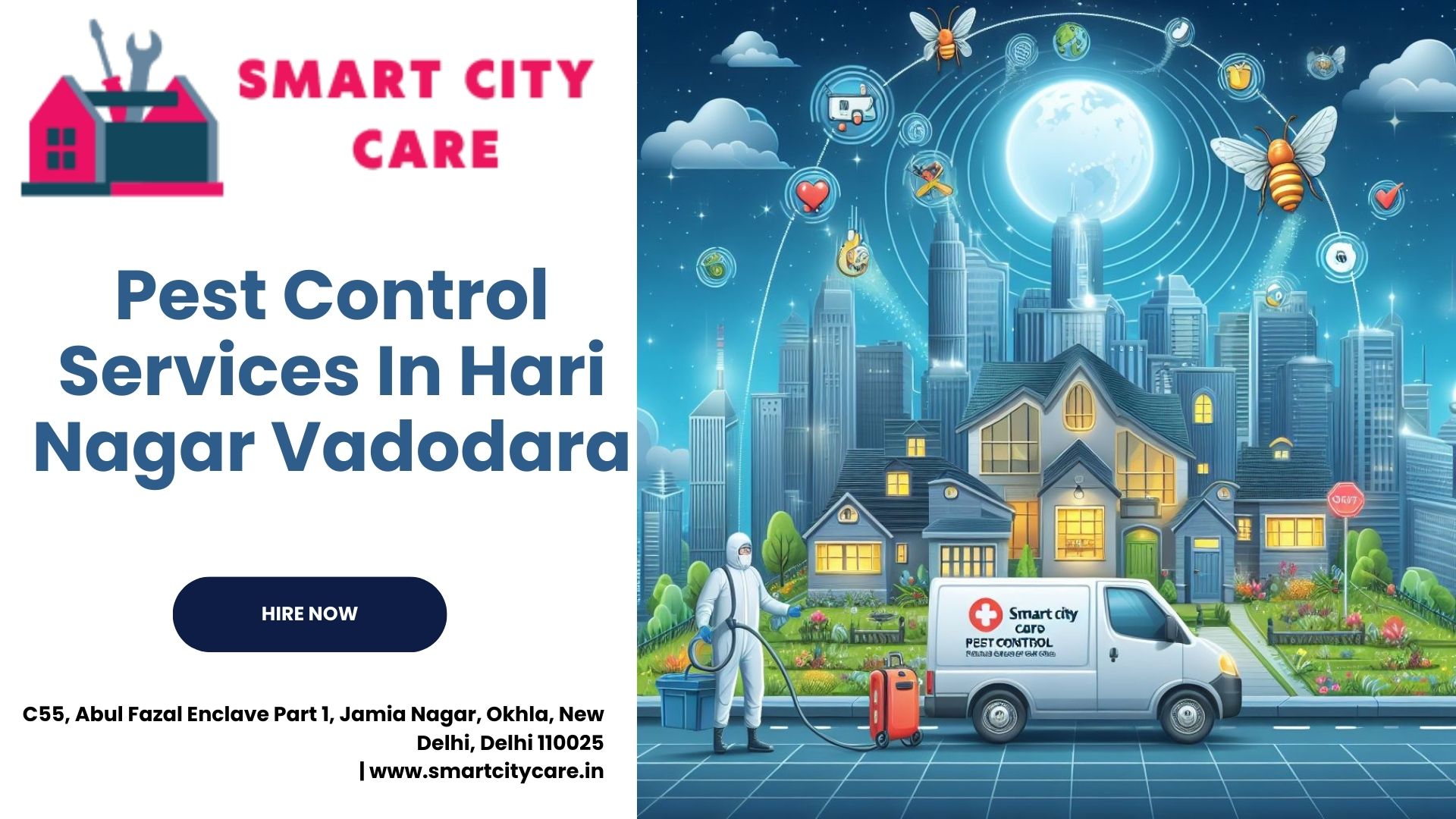 Pest Control Services price list in Hari Nagar, Vadodara